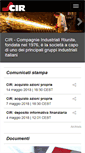Mobile Screenshot of cirgroup.it