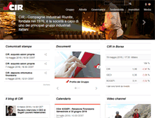 Tablet Screenshot of cirgroup.it
